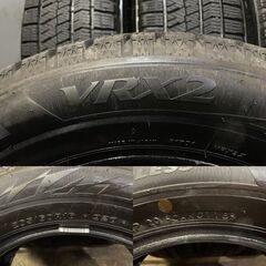 BS BLIZZAK VRX2 205/60R16 16インチ スタッドレス 4本 2018年製 ステップワゴン ジューク ビアンテ ヴォクシー等　(MTA239)クレジットカード QRコード決済可能