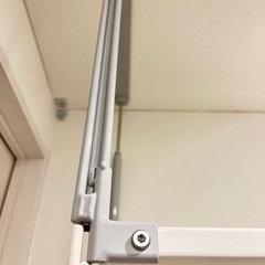 【地震対策OK】無印良品スチールユニットシェルフ・大ワイド【つっぱりパーツ付き】の画像