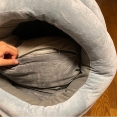 犬猫兼用夏冬兼用ベッドクッション洗えるMの画像