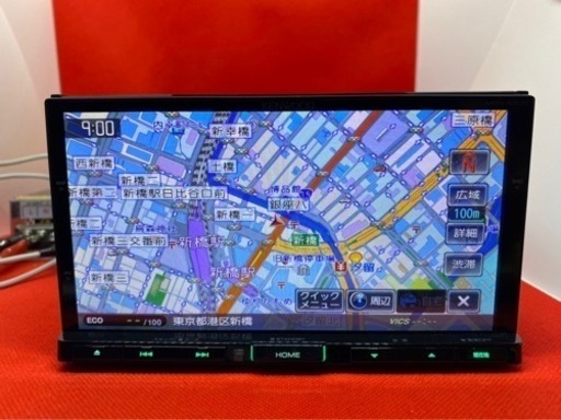 KENWOOD 彩速　MDV-X500 フルセグ　最新地図更新済　新品パーツ多数1-1