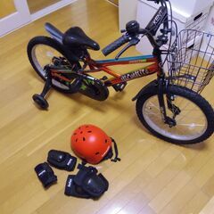 子供用 自転車 18インチ 補助輪付き KENT インコグニット...