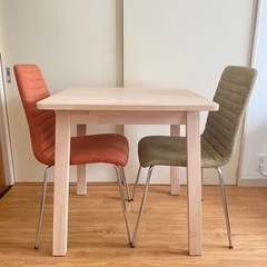  IKEA イケア ダイニングテーブル ダイニングチェアの画像
