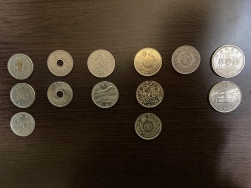 【額面以下も可】記念硬貨や古い紙幣など