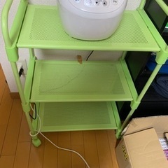 譲る方決まりました。【12／22まで】炊飯器　キッチンワゴン