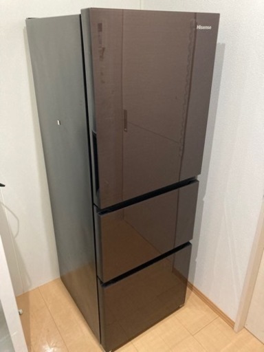 ハイセンス茶色い冷蔵庫