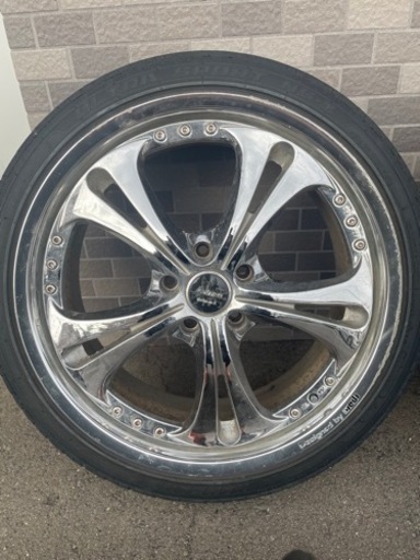 札幌　Kerberos2 19インチ8jj アルミホイールセット　オデッセイ等ホンダ車にオススメ！