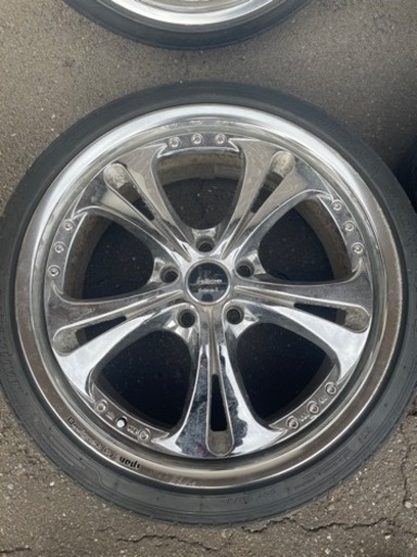 札幌　Kerberos2 19インチ8jj アルミホイールセット　オデッセイ等ホンダ車にオススメ！