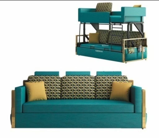 ソファベッド　ソファ　ベッド　２段式　３台