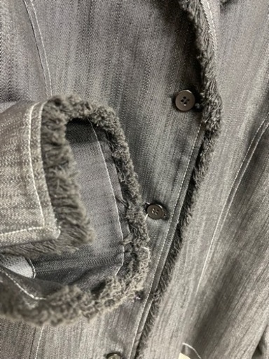 ジャケット　グレー　ブラック　コート　長袖　秋冬　M〜L 黒　ジーンズ　無地
