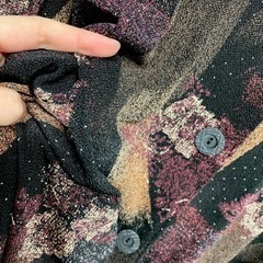 花柄　ジャケットコート　秋冬　春夏　M〜L 黒　長袖　和装　着物　レトロ　ボレロの画像