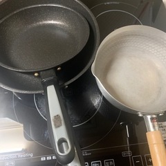 差し上げます！　ガス火用　フライパンと鍋