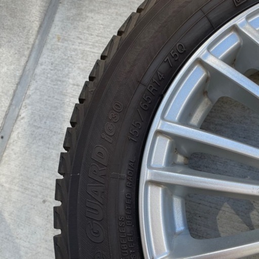 スタッドレスタイヤセット 155/65-R14 