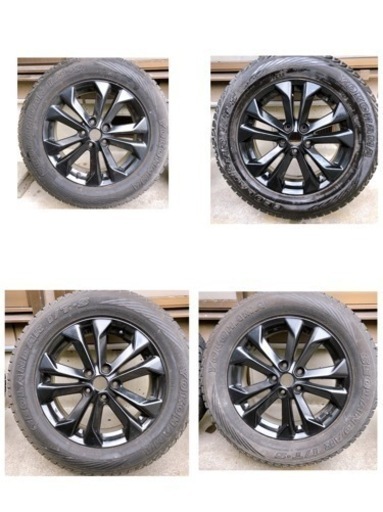 エクストレイル　T32 スタッドレスタイヤ　4本　アルミホイール付　純正