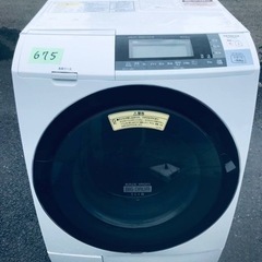 ①‼️ドラム式入荷‼️10.0kg‼️ ✨乾燥機能付き✨675番 HITACHI✨日立電気洗濯乾燥機✨BD-S8700L‼️