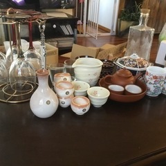 ワイングラス　夫婦茶碗　中国茶器　徳利　おちょこ等