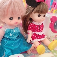 取引中　たっぷり遊べるメルちゃん&ソランちゃん　の画像