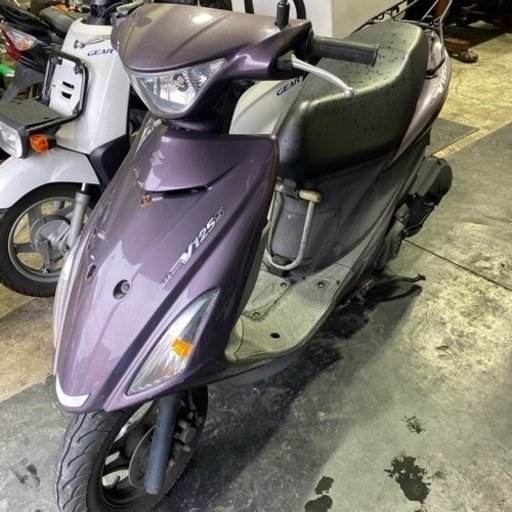 SUZUKI アドレスv125s   セル始動　実動　125cc ピンクナンバー　スクーター　福岡市南区