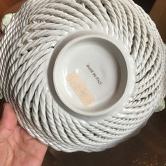 イタリア製　陶器　皿　ボウル　果物カゴ　新品 paoli パオリの画像