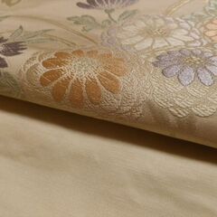 正絹　袋帯　六通　幅31.5　長さ419の画像