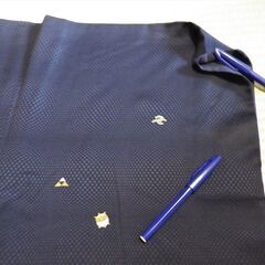 正絹　小紋　袷　裄64　身丈168.5の画像