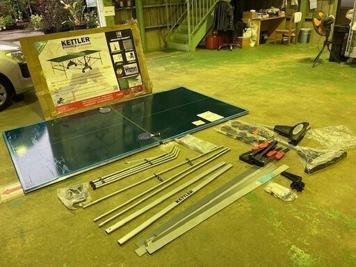 卓球台　新品　国際規格サイズ　セパレート式　KETTLER　STOCKHOLM　GT　OUTDOOR