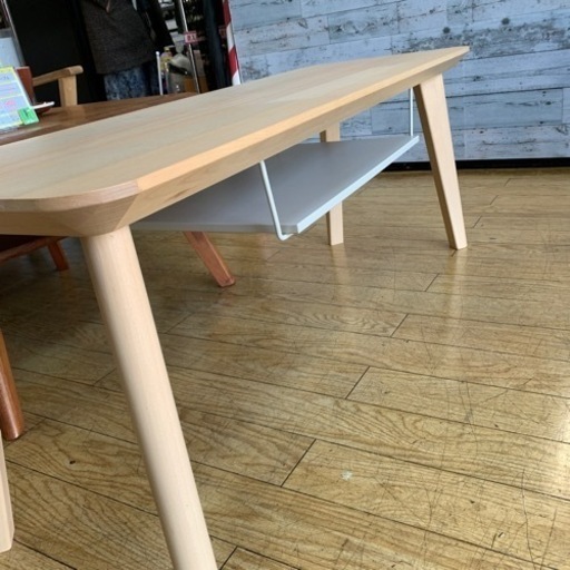 ⭐️人気⭐️IKEA LISABO コーヒーテーブル アッシュ材 無垢材 イケア リーサボー
