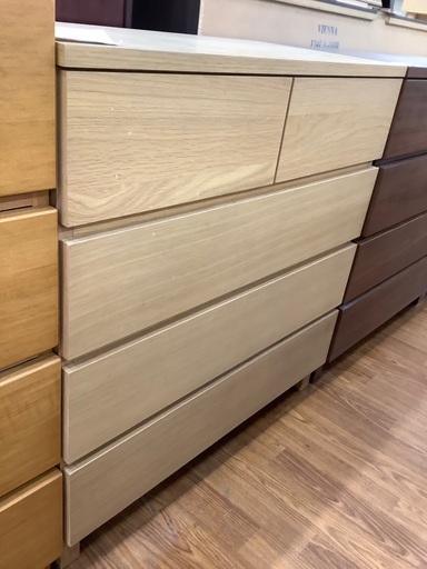 無印良品　チェスト　4段　ナチュラル　402