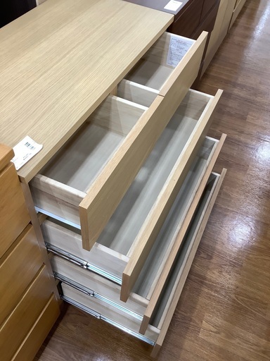 無印良品　チェスト　4段　ナチュラル　402
