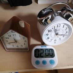 目覚まし時計　タイマー