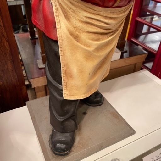 【売約済み】看板　人形　メニュー　コック　シェフ　店舗　什器　インテリア　オブジェ　コレクション　置物