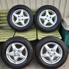 DUNLOP　スタッドレスタイヤホイールセット　145/80R13