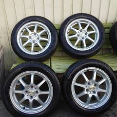 バリ山アルミホイールノーマルタイヤセット165/65R15
