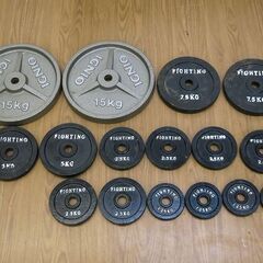 ベンチプレス+バーベル+ダンベルセット プレート重さ75kg