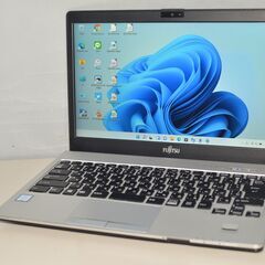 中古軽量 ノートPC 先取り最新OS Windows11 富士通 S936/M 高性能 i5
