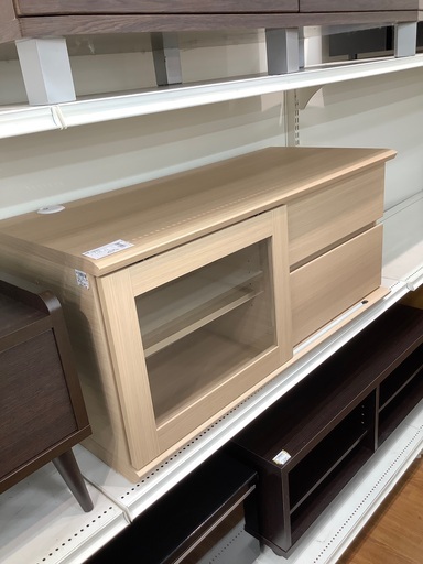 Pamouna  テレビボード　扉・引き出し付　ナチュラル　ヨゴレ有　102