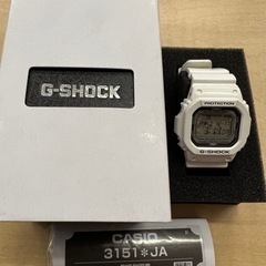 中古　G-SHOCK 時計　白　3151*JA 