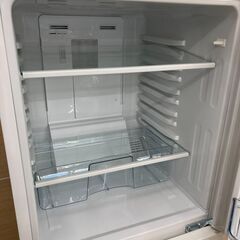 中古　動作確認済み　2ドア冷蔵庫　ツインバード　HR-E911　110リットル　右開き　ホワイト　管理番号JTH-01の画像