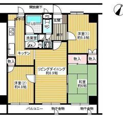 『駅から徒歩３分!!南向きで陽当り見晴らし共に良好!!』■結城市 大字結城■中古マンション - 結城市