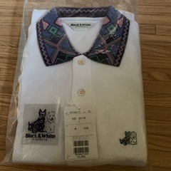 【新品未使用】Black&Whiteスポーツウェアポロシャツ