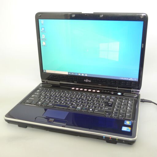 新品SSD ブルー ノートパソコン 中古良品 Windows10 15.6型ワイド 富士通 NF/G70 Core i5 4GB Blu-ray 無線LAN WiFi Office 即使用可