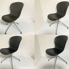 4脚セット　BoConcept ボーコンセプト ADELAIDE アデレード レザー ダイニングチェア　アームレスチェア 純正クッションパッド2個セット