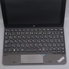 超高速SSD 中古美品 Lenovo レノボ ThinkPad 10 タブレット 10.1型ワイド Atom 4GB 無線 WiFi Bluetooth webカメラ Windows10 Officeの画像