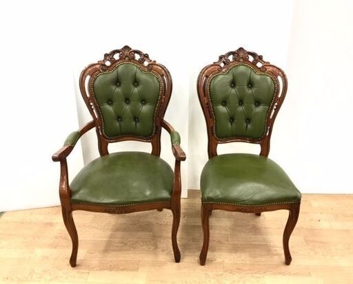 ダイニングセット アンティーク調 テーブル イス2脚セット リビング 応接間 高級感 クラシック 家具 洋風