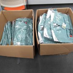 作業着　上下　サイズ色々まとめ売り　グリーンの画像