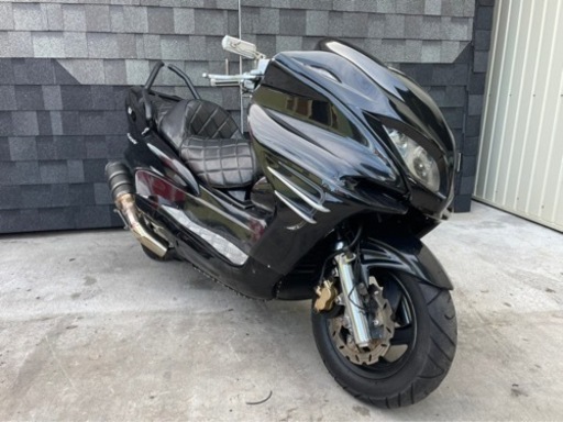 オールブラックカラー‼︎ 【YAMAHA マジェスティ】スピーカー４発‼︎LED付‼︎