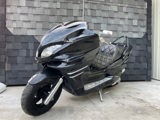 オールブラックカラー‼︎ 【YAMAHA マジェスティ】スピーカー４発‼︎LED付‼︎