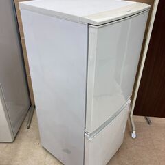 中古　動作確認済み　2ドア冷蔵庫　SHARPシャープ　SJ-D14B-W　137リットル　右開き　ホワイト　管理番号JTH-03の画像