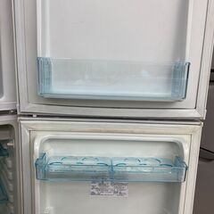 中古　動作確認済み　2ドア冷蔵庫　アビテラックス　AR-143E　138リットル　右開き　ホワイト　管理番号JTH-04の画像