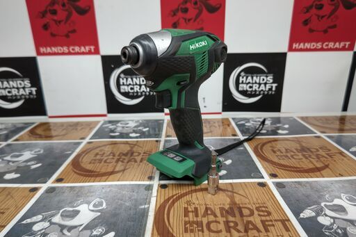 【ハンズクラフト安佐北店】ハイコーキ　インパクトドライバー　WH14DKL2LSCK(L)　中古