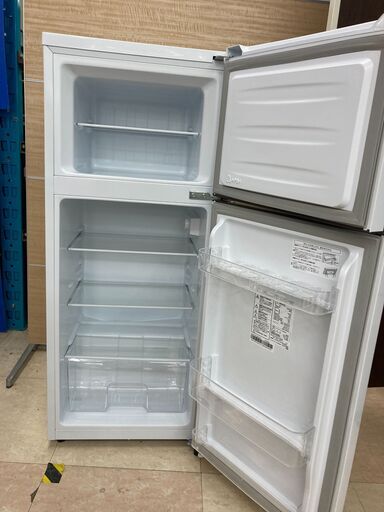 中古　動作確認済み　2ドア冷蔵庫　ハイセンス　HR-B12C　120リットル　右開き　ホワイト　管理番号JTH-06